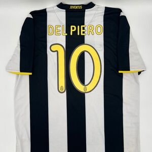 Del Piero #10 Juventus 2008/2009 Home ORIGINAL Nike VTG Rare Soccer Jersey (XL)